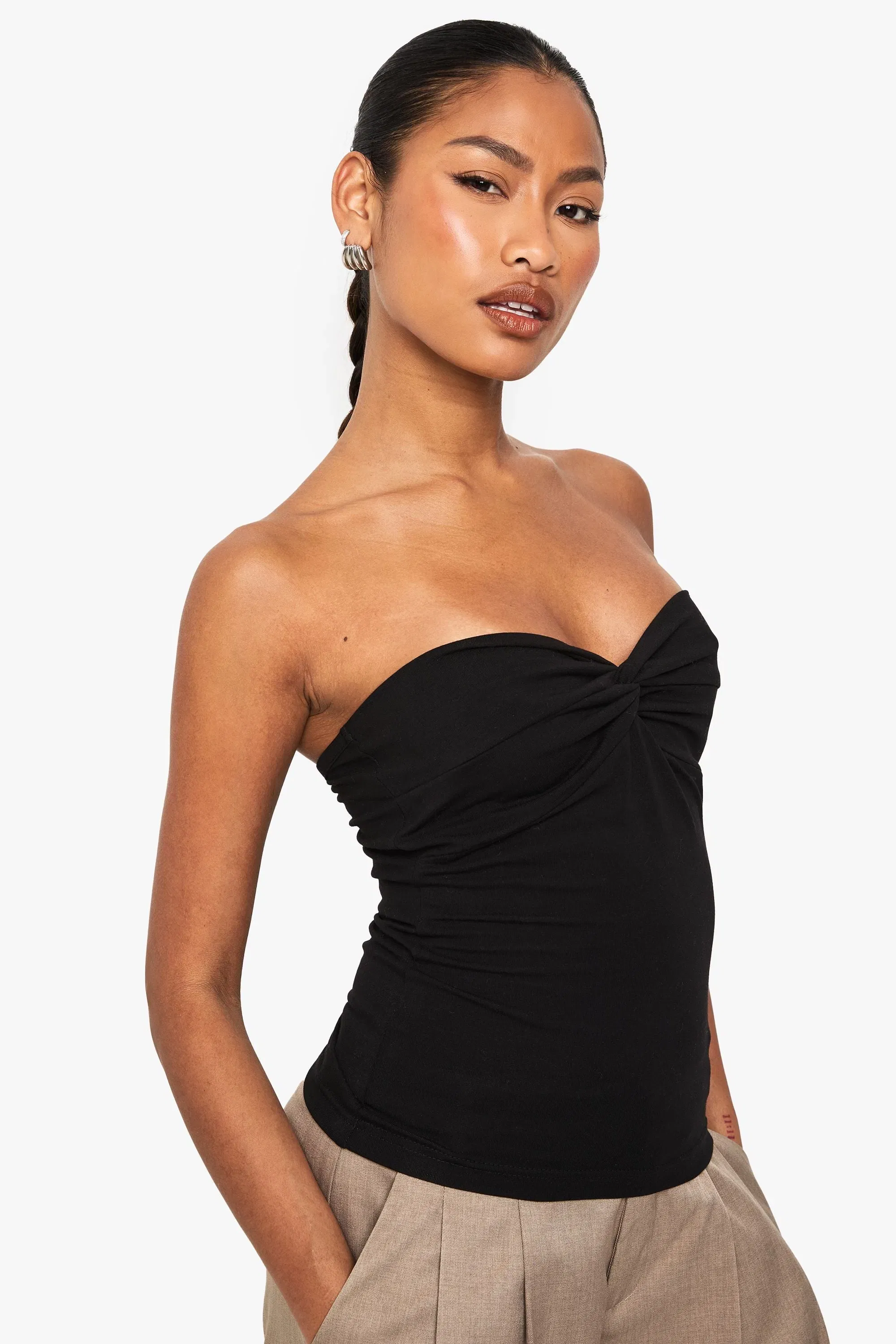 Twist Front Bandeau Top