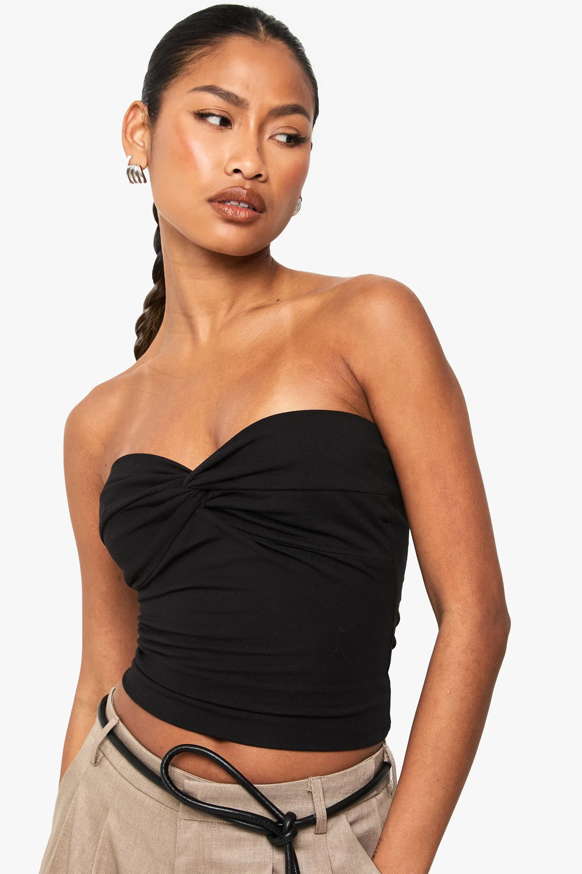 Twist Front Bandeau Top