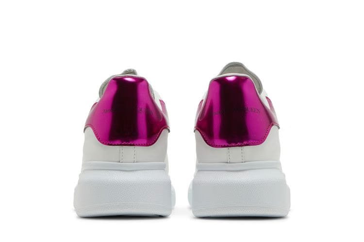 Alexander McQueen Wmns Oversized Sneaker 'White Printers Pink'