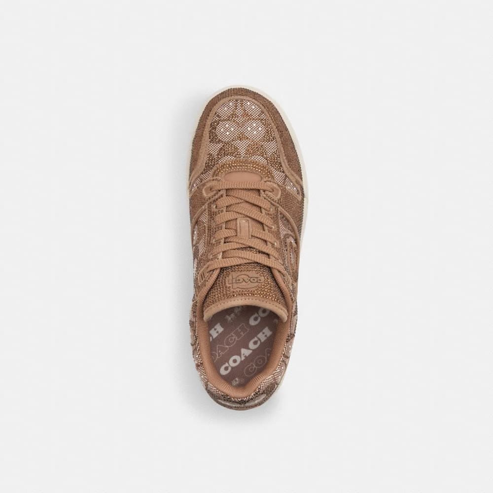 Soho Sneaker In Crystal Signature Jacquard