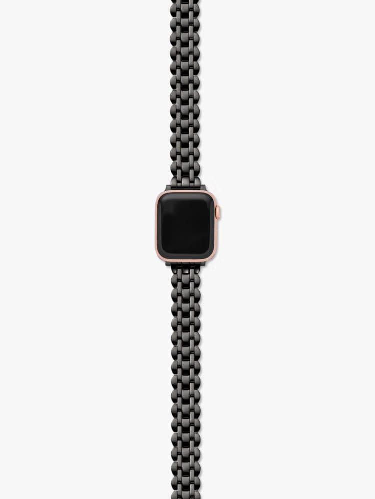Black Scallop Link Stainless Steel Bracelet 38/40mm Band For Apple Watch®