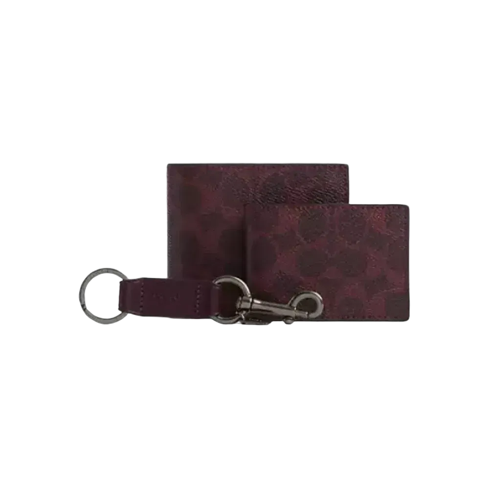 Boxed 3-In-1 Wallet Gift Set In Signature Canvas