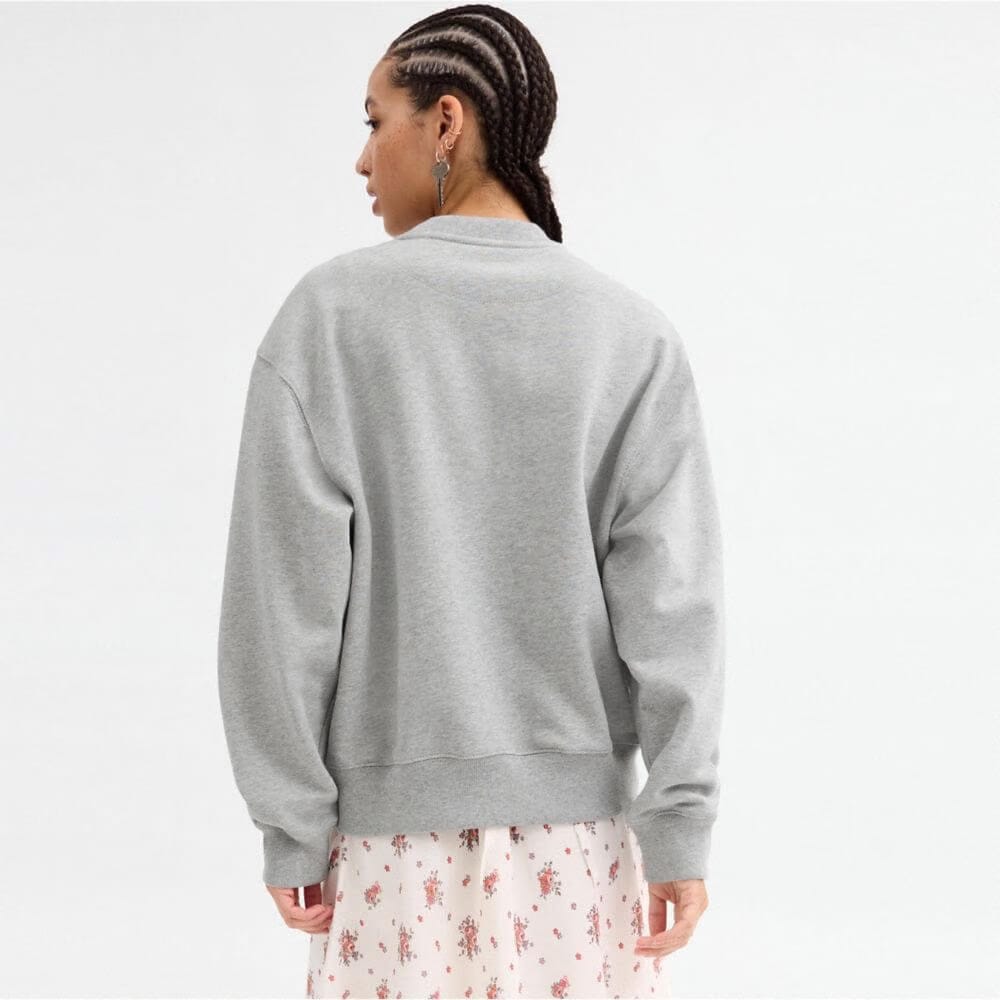 Sporty Signature Boyfriend Crewneck Sweatshirt