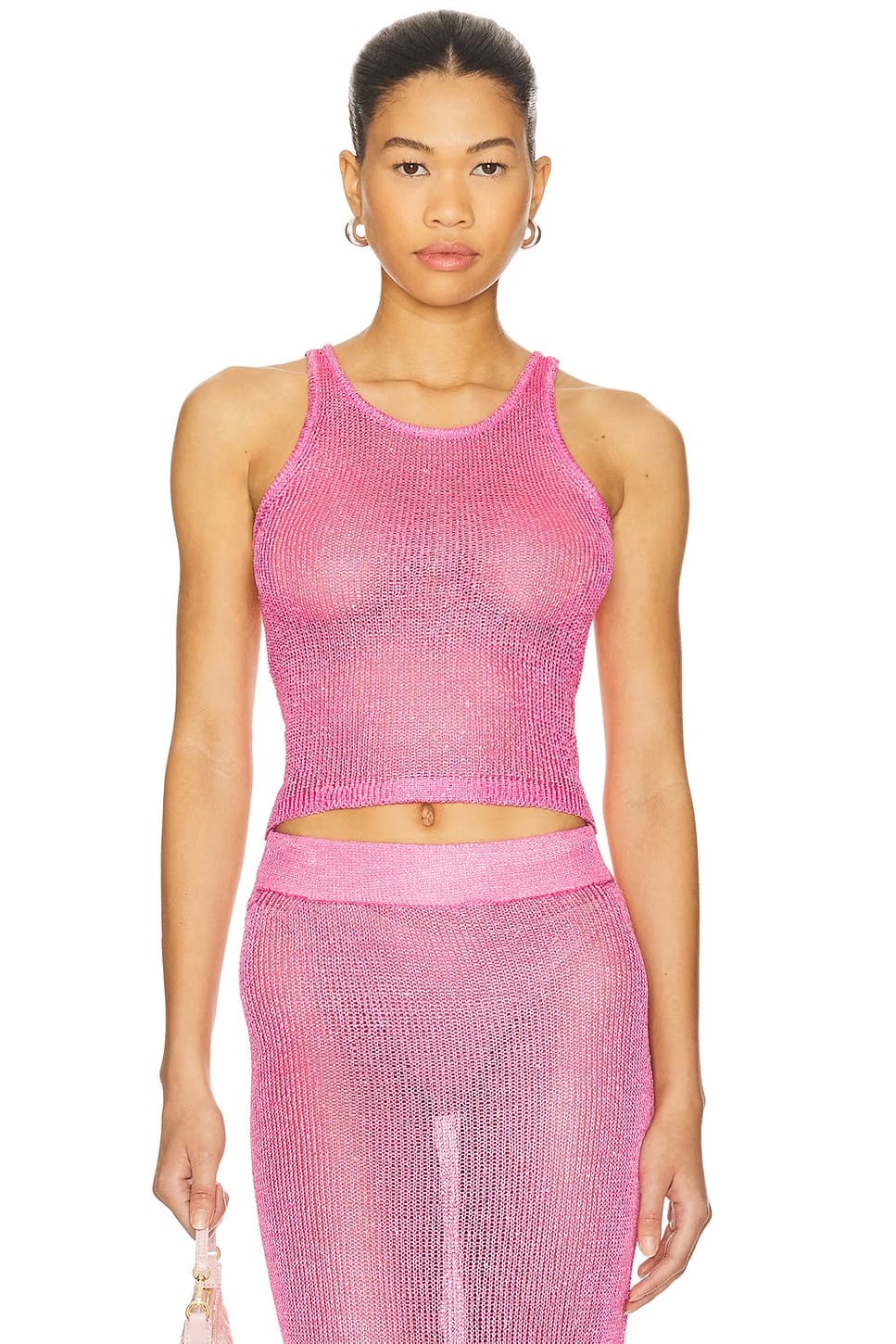 superdown Miranda Knit Top in Pink