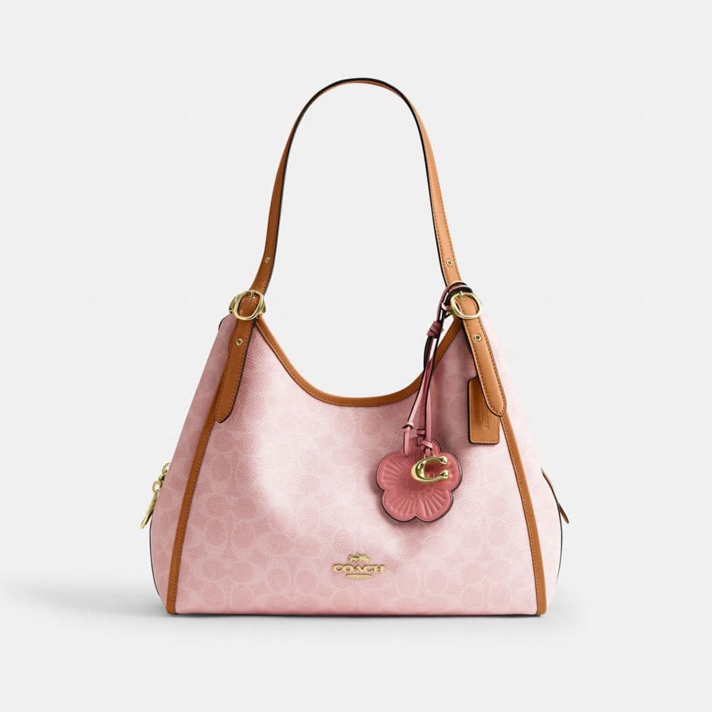 Erin Shoulder Bag In Signature Canvas With Charms