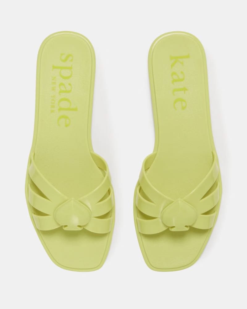 Sculpted Spade Jelly Sandal