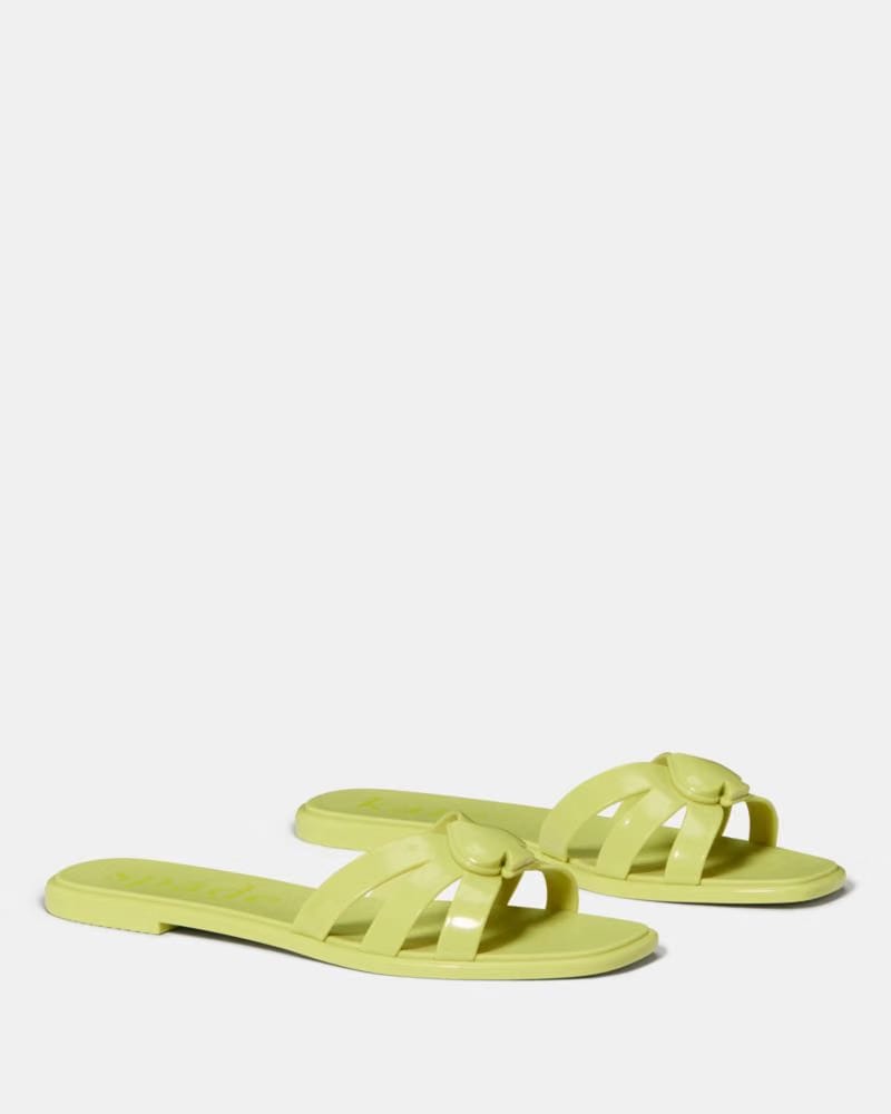 Sculpted Spade Jelly Sandal