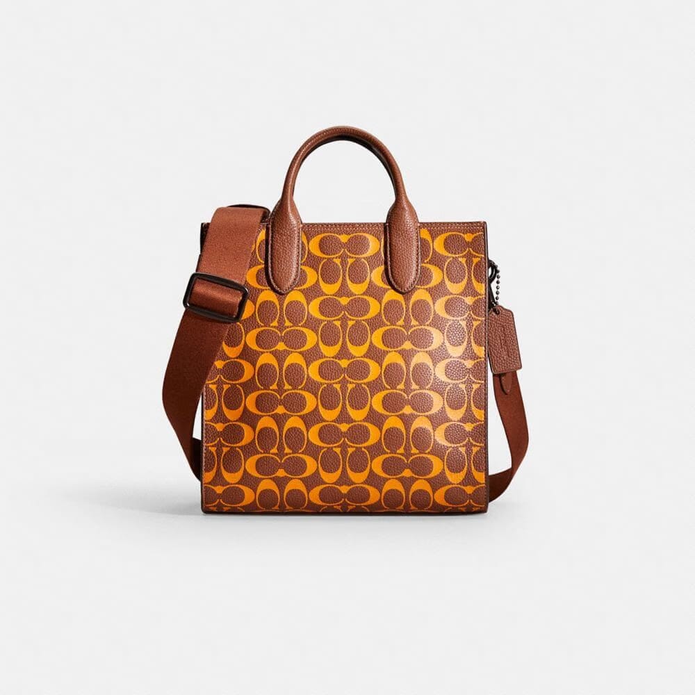 Restored Gotham Tall Tote 24 In Signature Leather