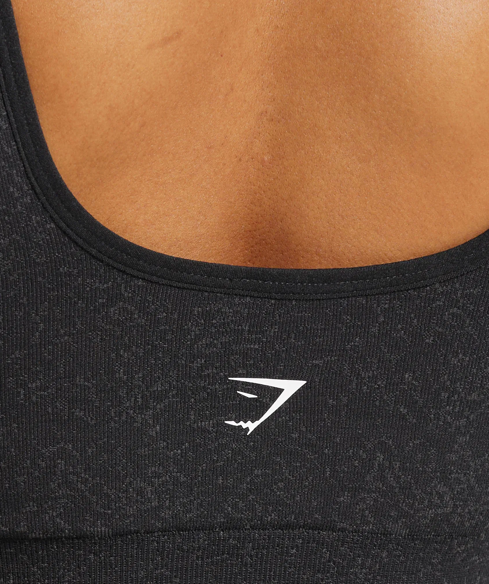 Gymshark Adapt Fleck Sports Bra - Black/Smokey Grey
