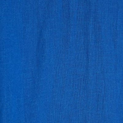 Petite Blue Linen Blend Top
