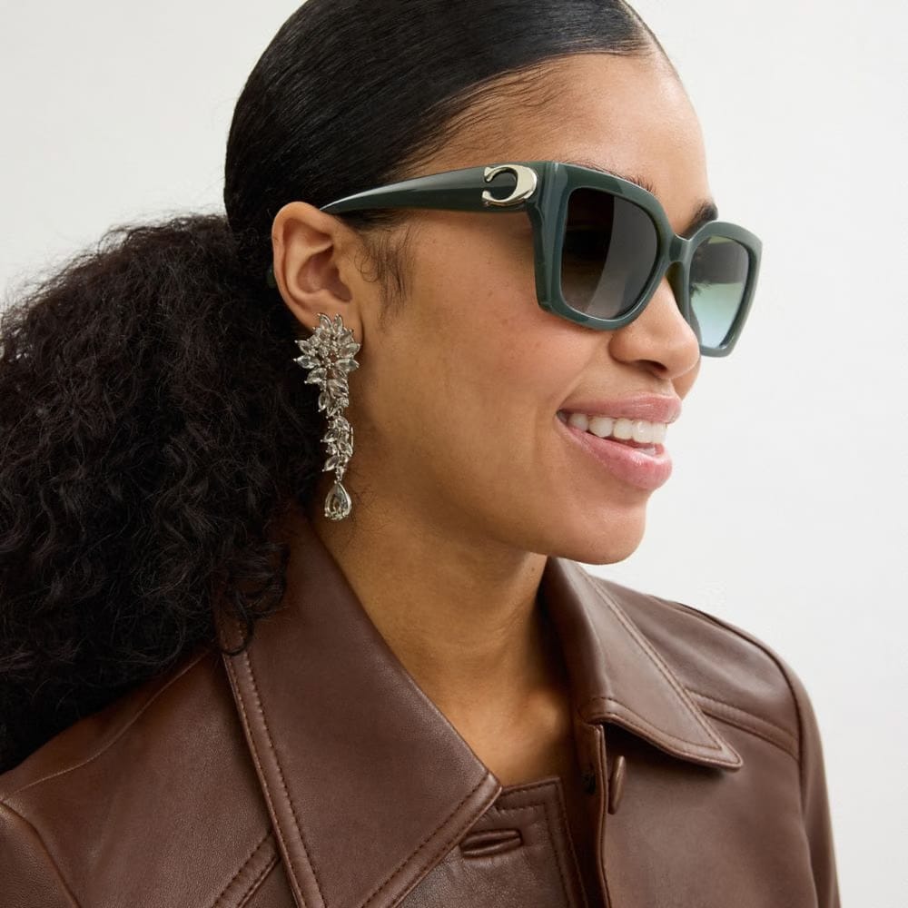 Maxi Sculpted C Square Cat Eye Sunglasses