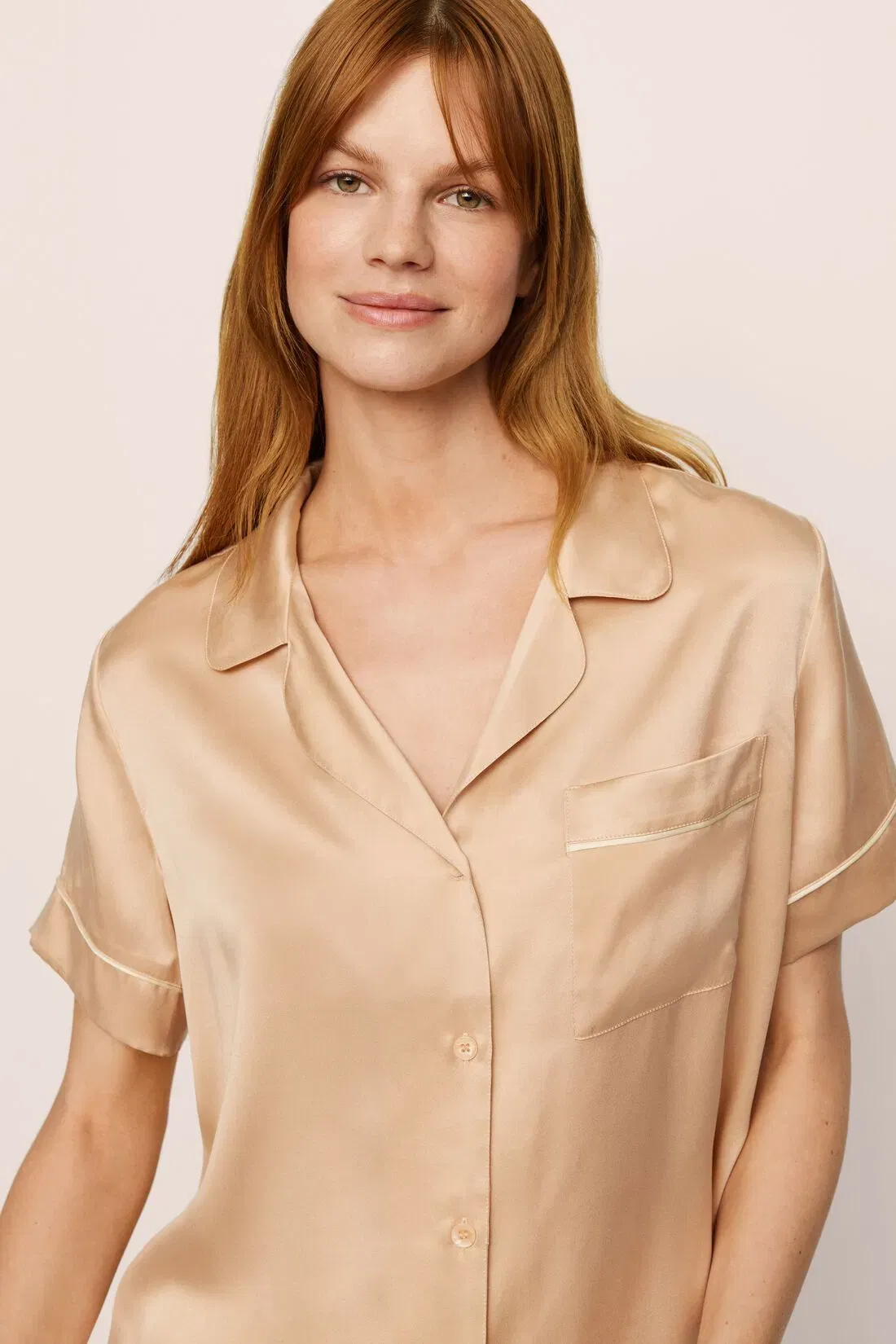 Inez Washable Silk Short PJ Set