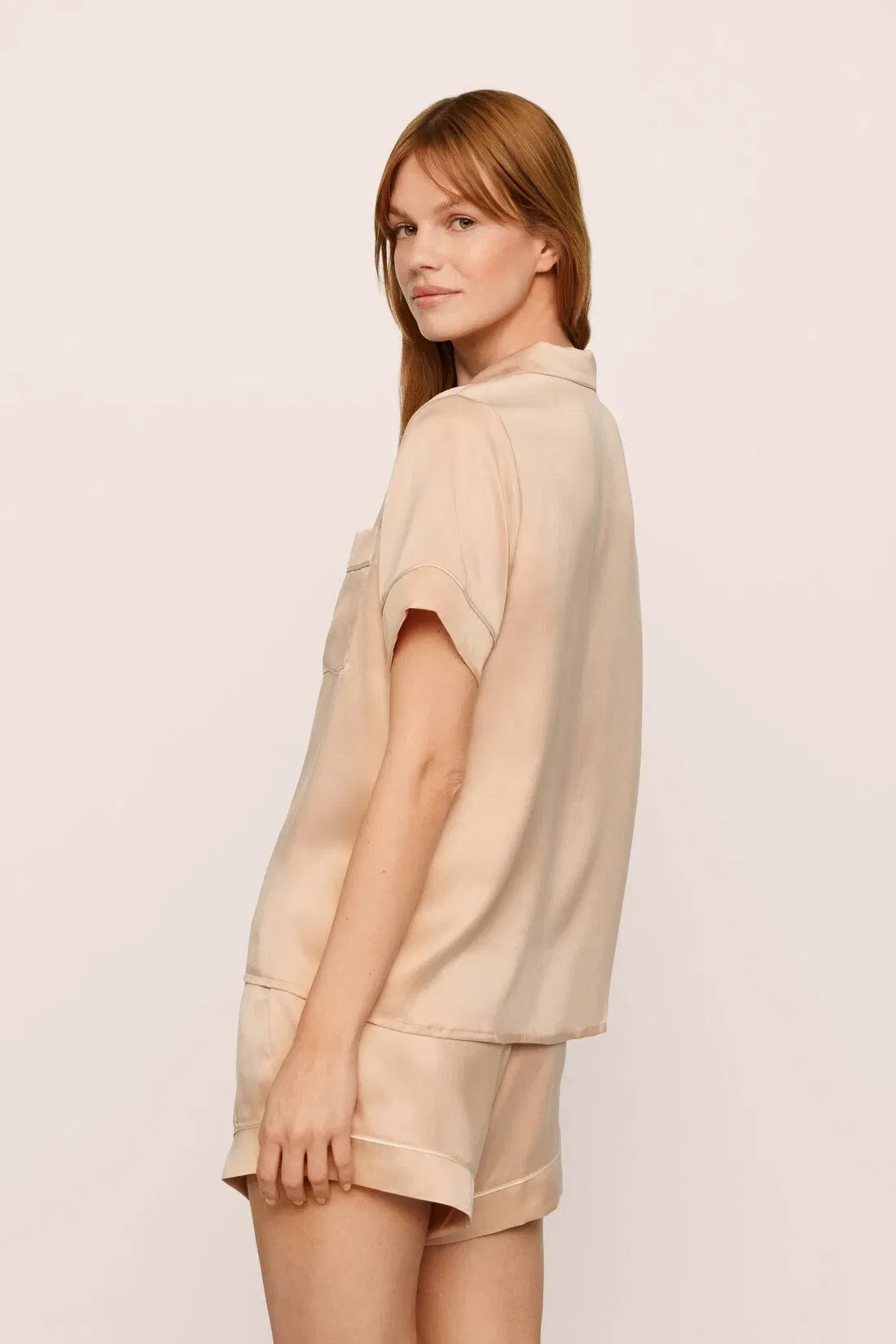 Inez Washable Silk Short PJ Set