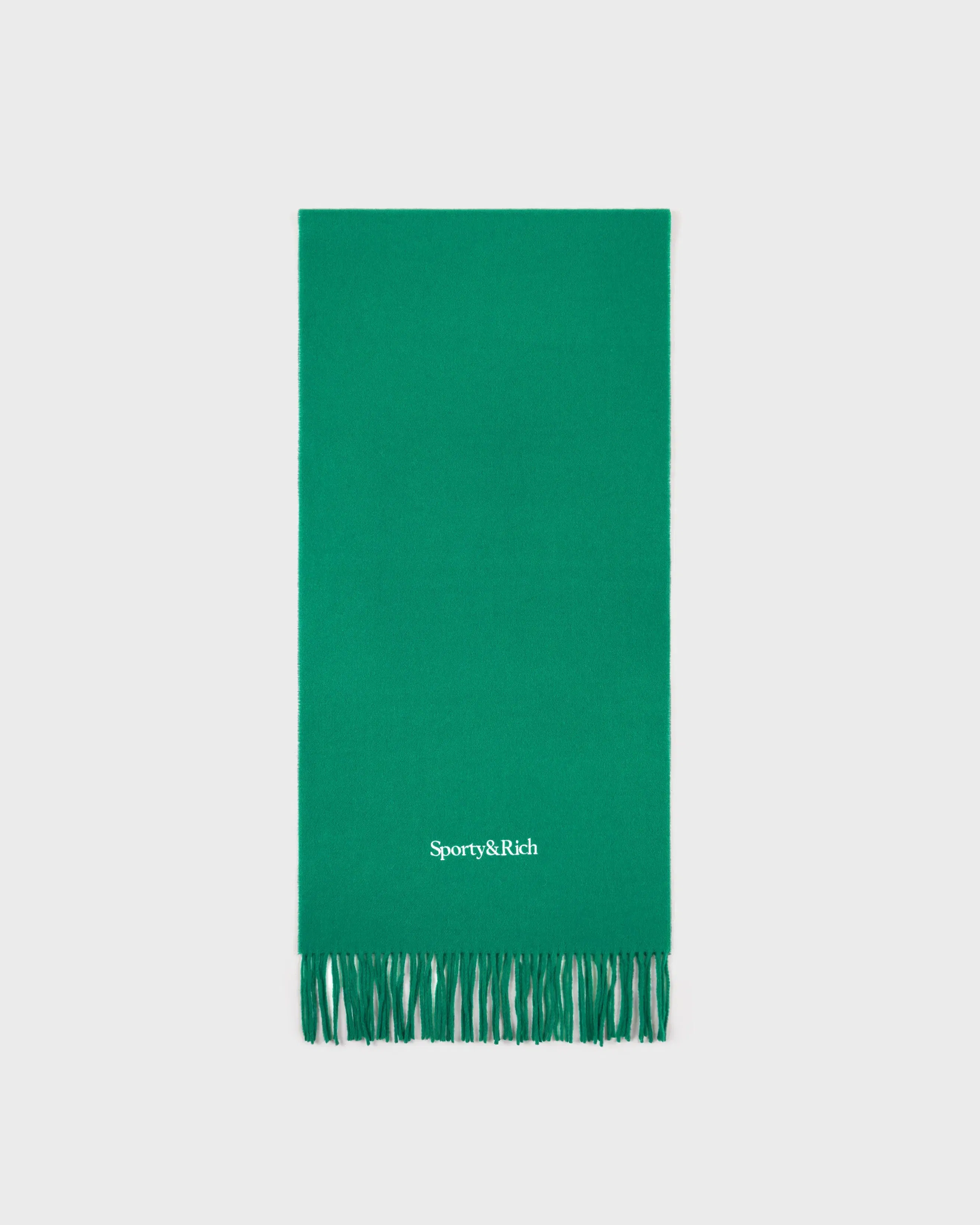 Serif Logo Scarf - Spring Green/Light Navy