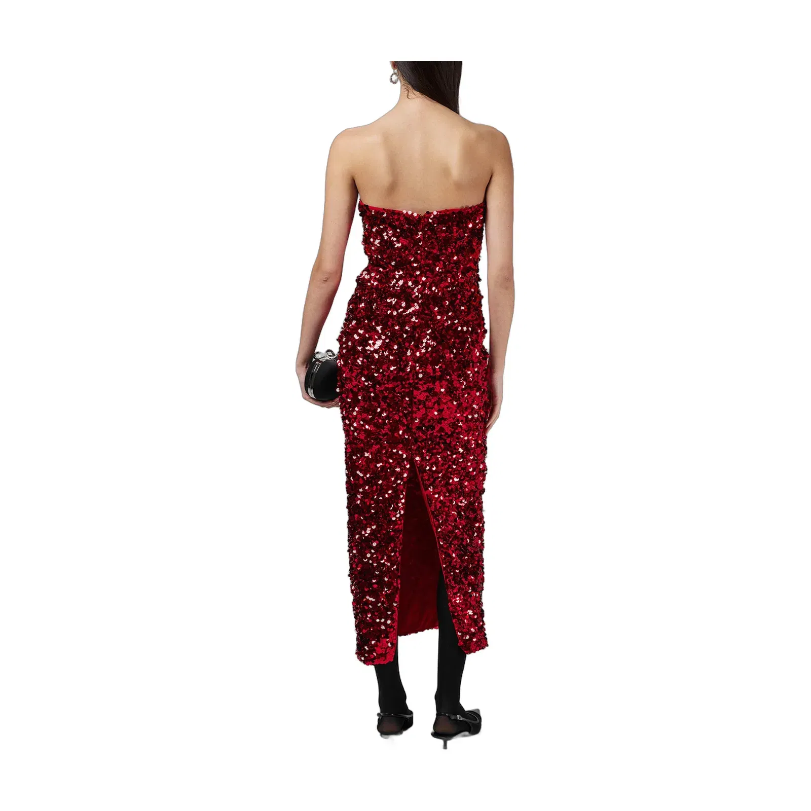 3d Sequin Midi Dress