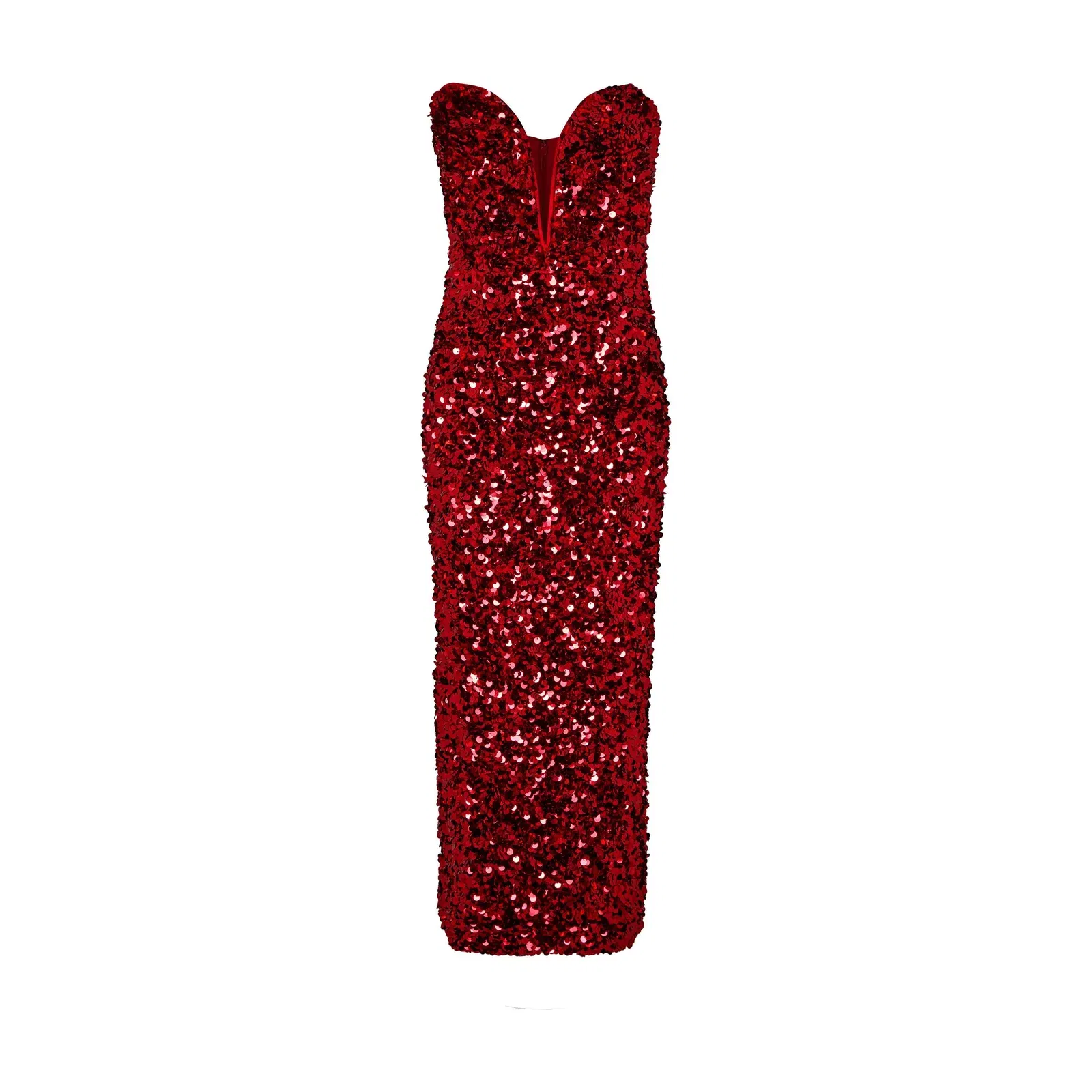 3d Sequin Midi Dress