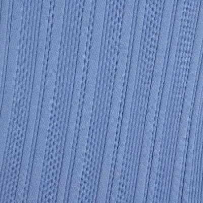 Blue Ribbed Knitted Vest Top