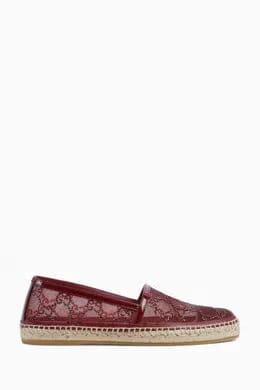 GG Crystal-embellished Espadrilles in Mesh