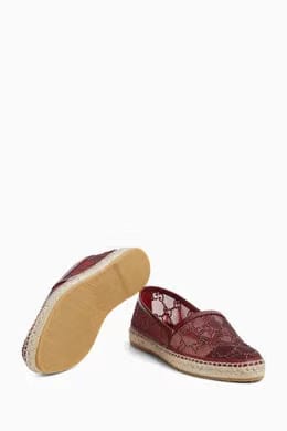 GG Crystal-embellished Espadrilles in Mesh