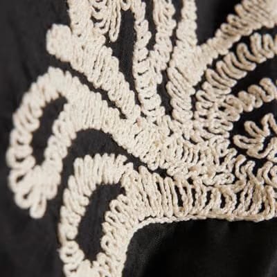 Black Broderie Shirt