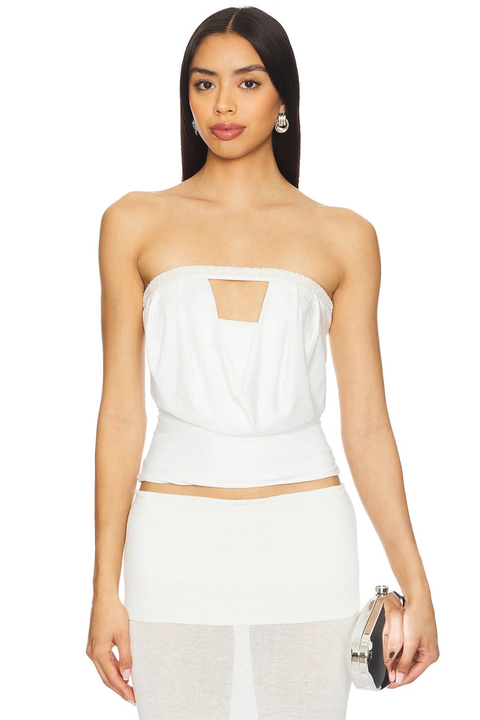 superdown Bea Tube Top in White