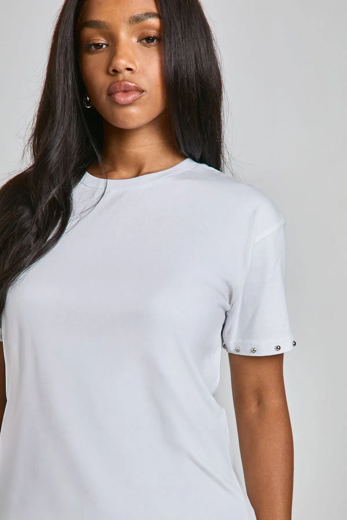 Stud Detail Oversized T-shirt