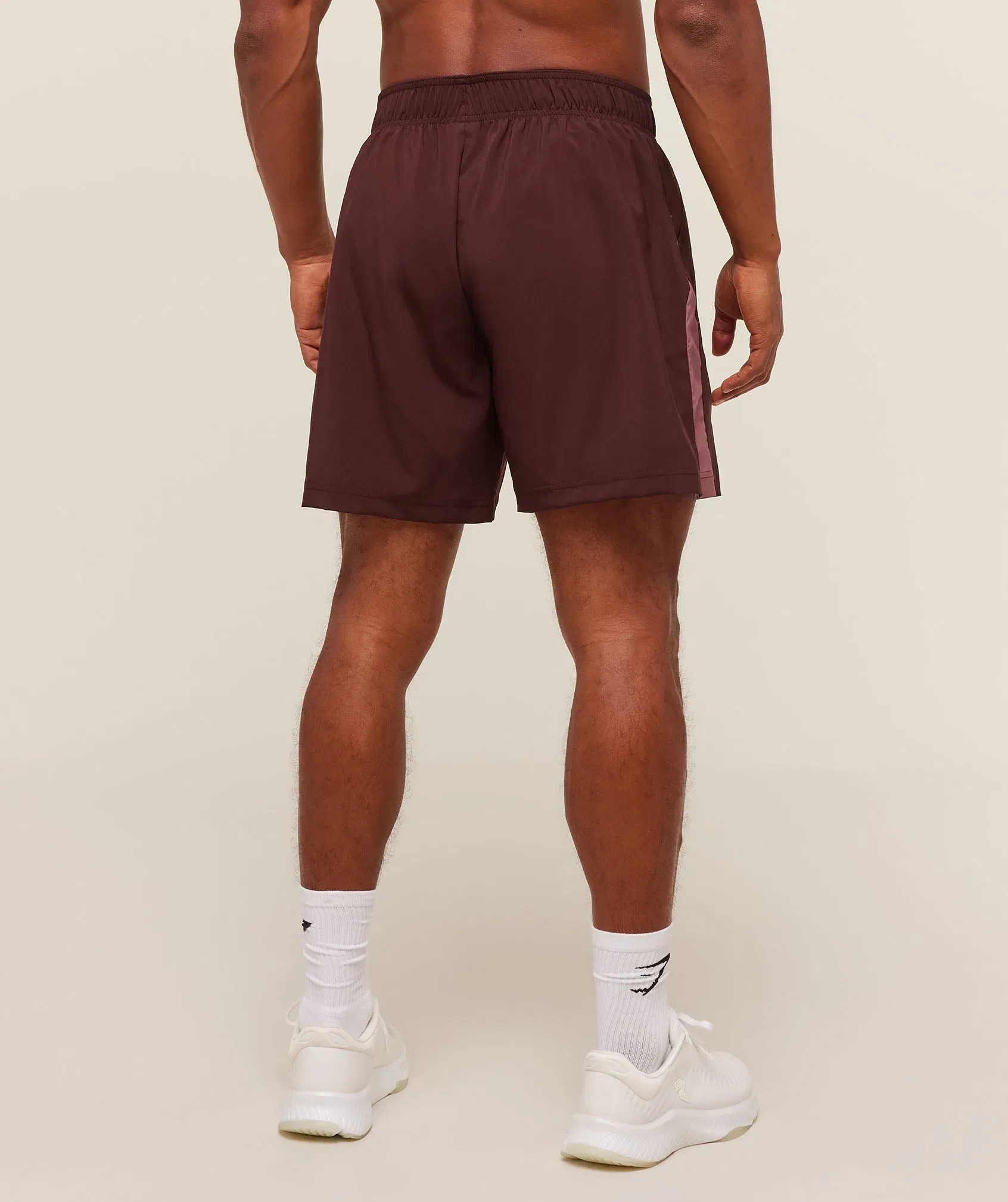 Gymshark Sport 7" Shorts - Rich Maroon/Reset Pink