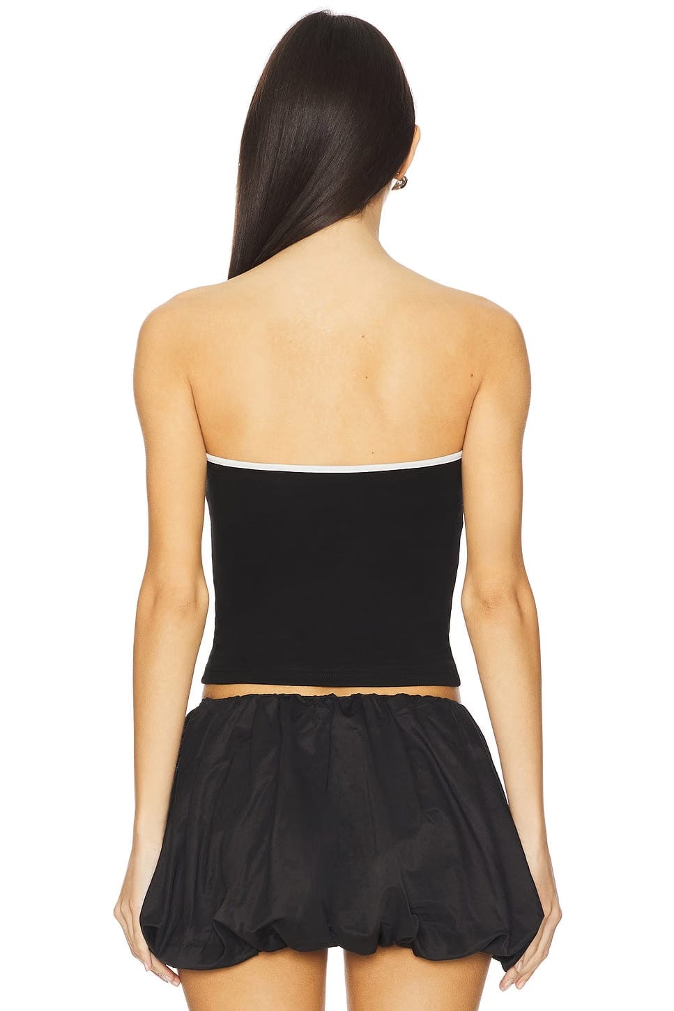 superdown Whitney Strapless Top in Black