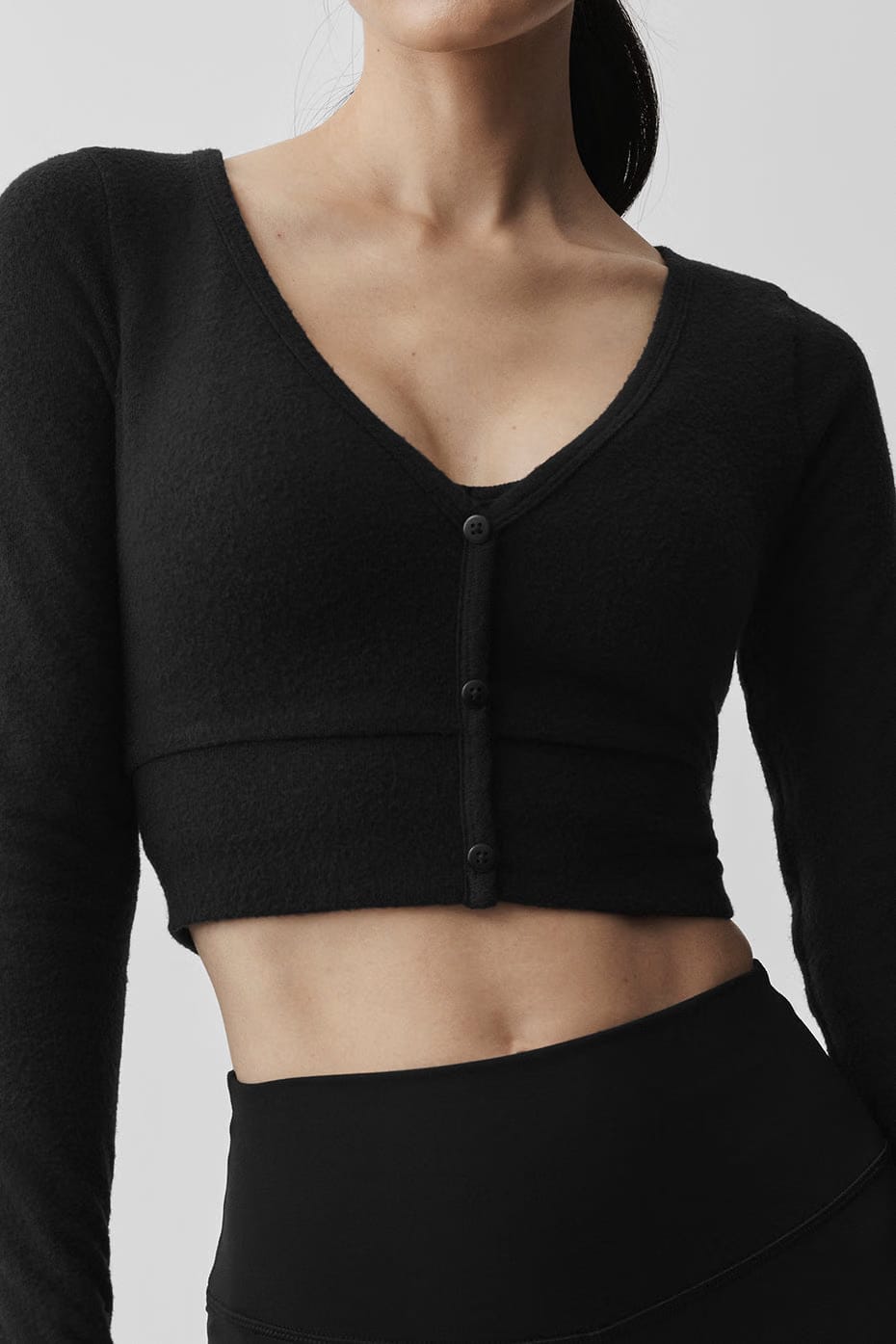 Alolux Cropped Me Time Cardigan