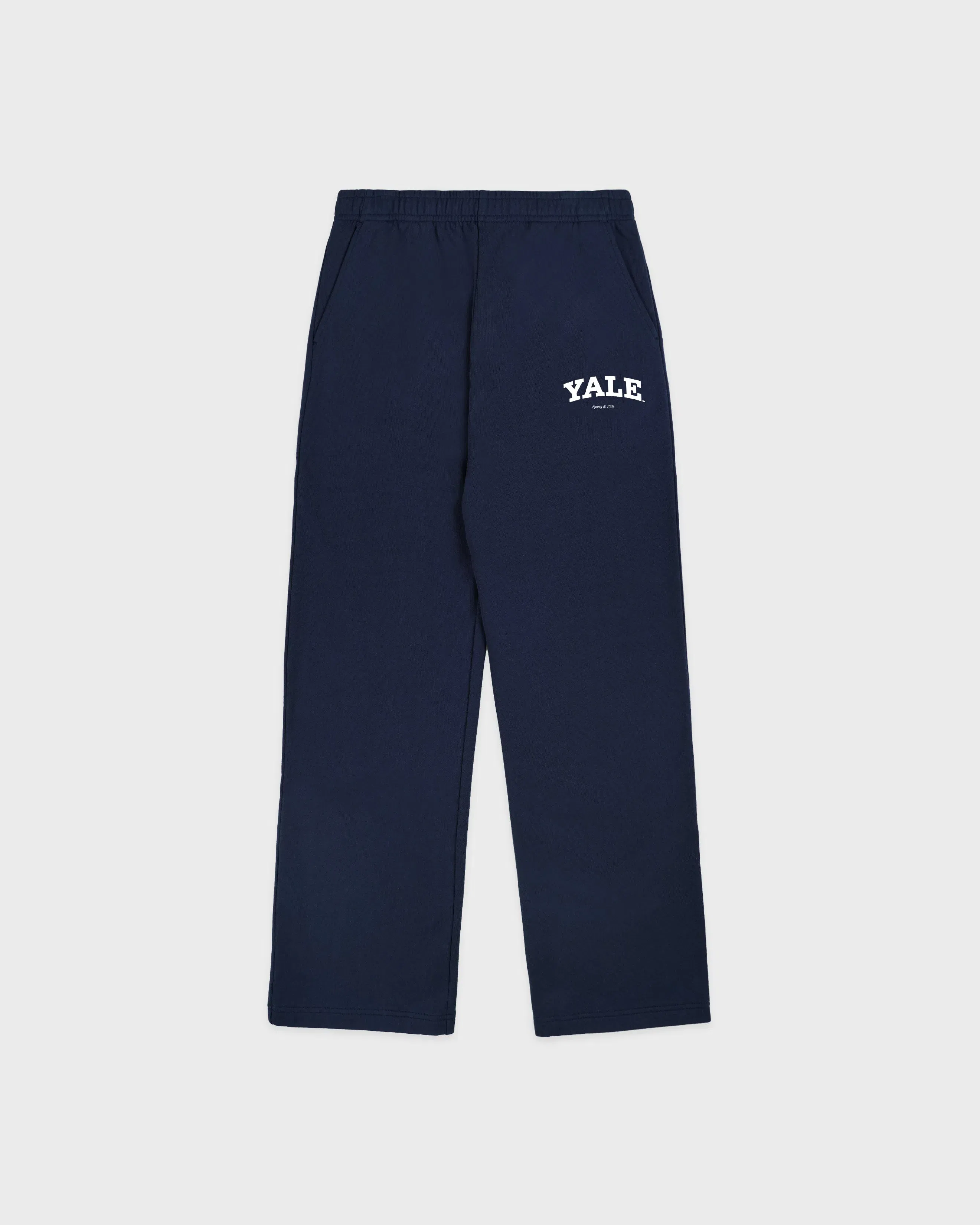 Yale Classic Wide Sweatpant - Navy/White