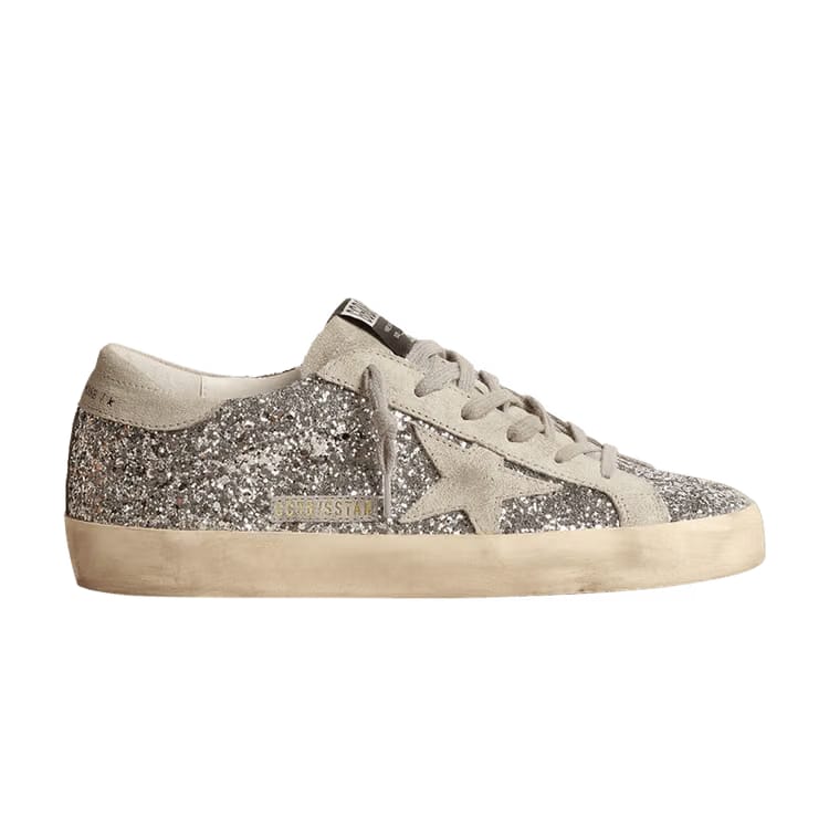 Golden Goose Wmns Superstar 'Silver Ice Grey Glitter'