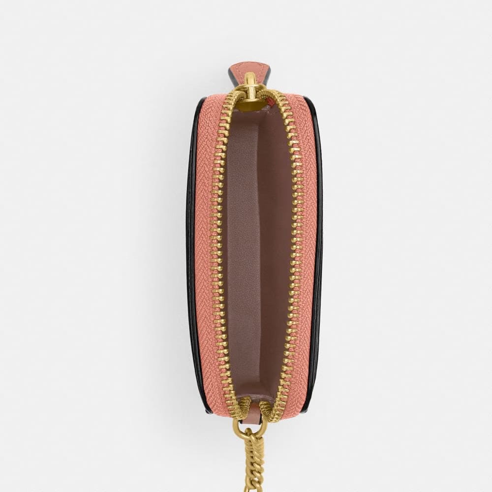 Essential Chain Card Case In Signature Canvas
