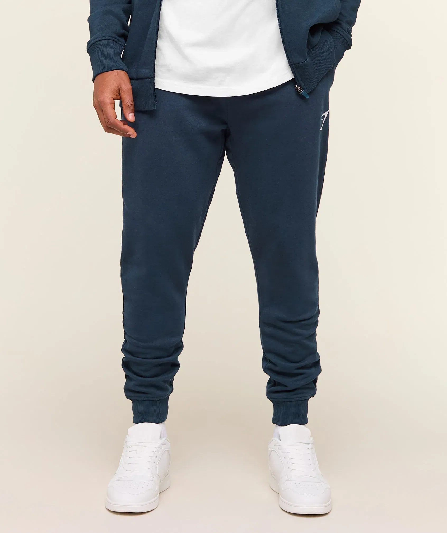Gymshark Crest Joggers - Navy