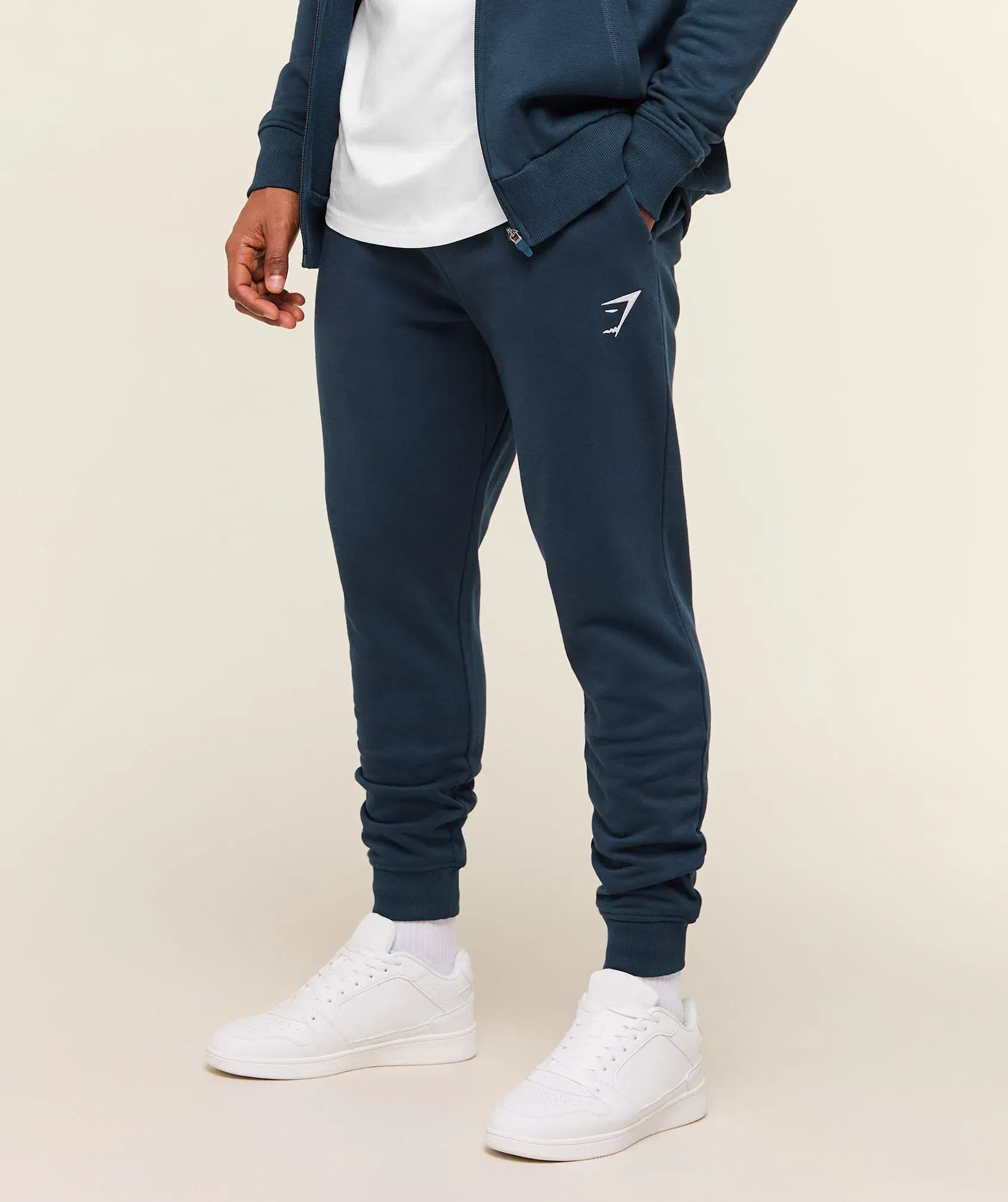 Gymshark Crest Joggers - Navy