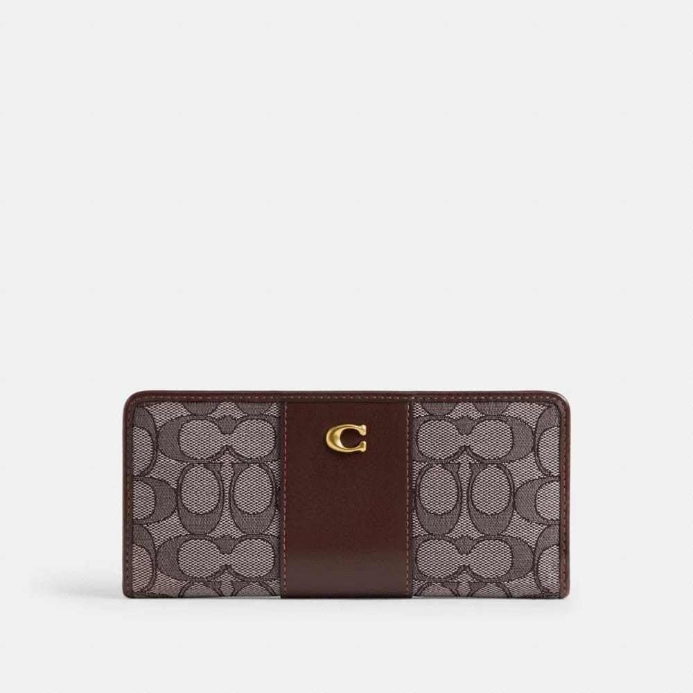 Essential Slim Wallet In Signature Jacquard