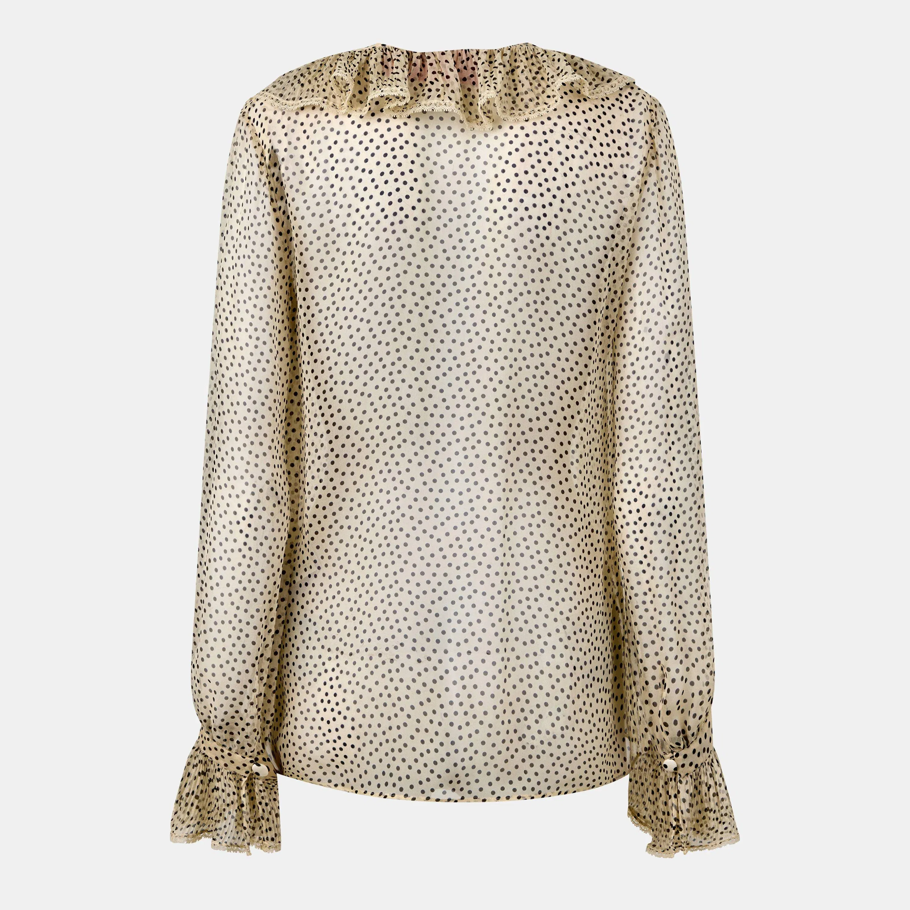 Val Long Sleeve Chiffon Blouse