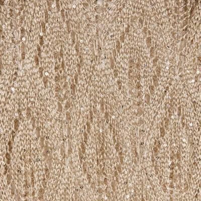 Gold Metallic Knit Maxi Dress
