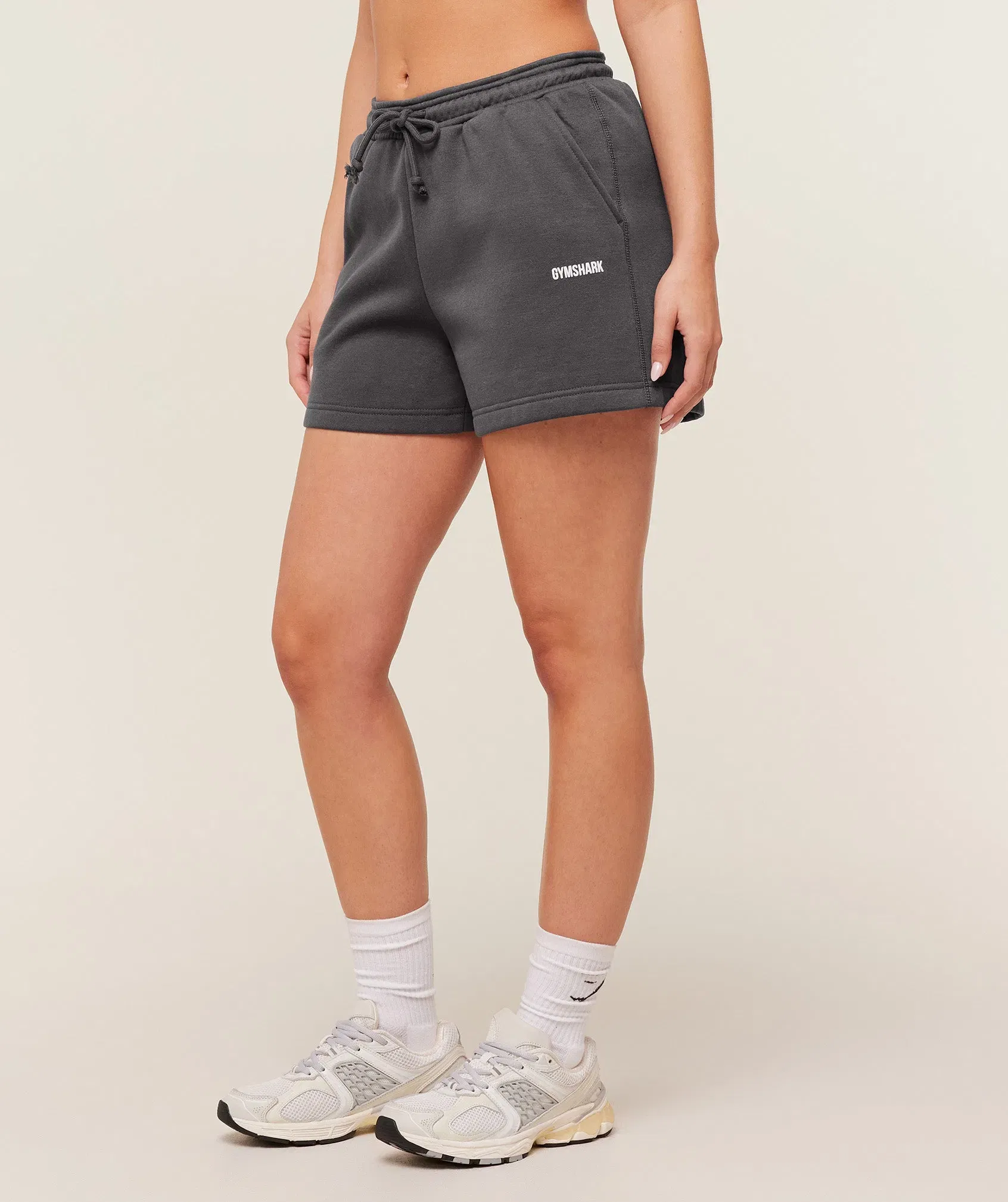 Gymshark Cosy Luxe Shorts - Onyx Grey