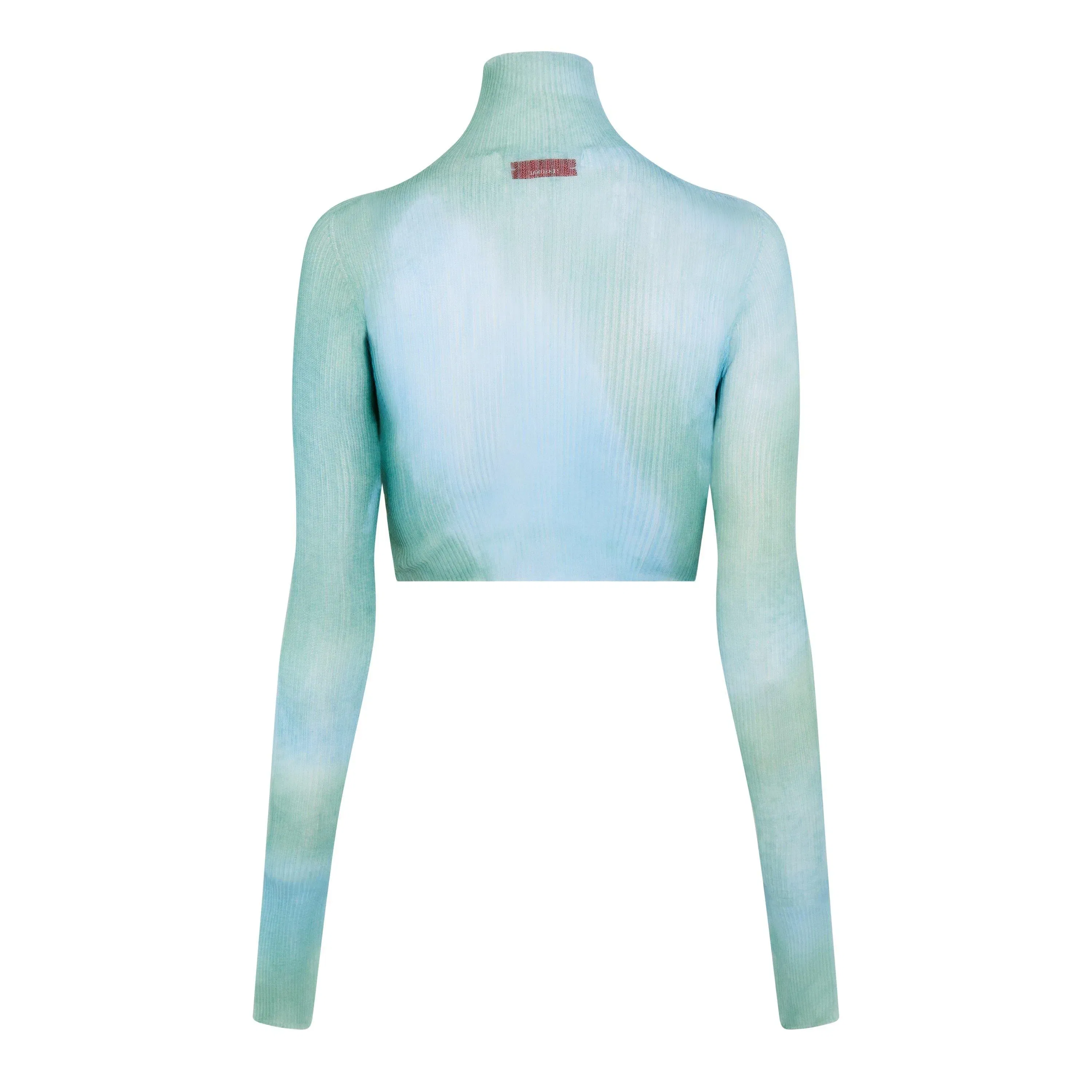 Tie Dye Long-sleeve Turtle Neck T-Shirt