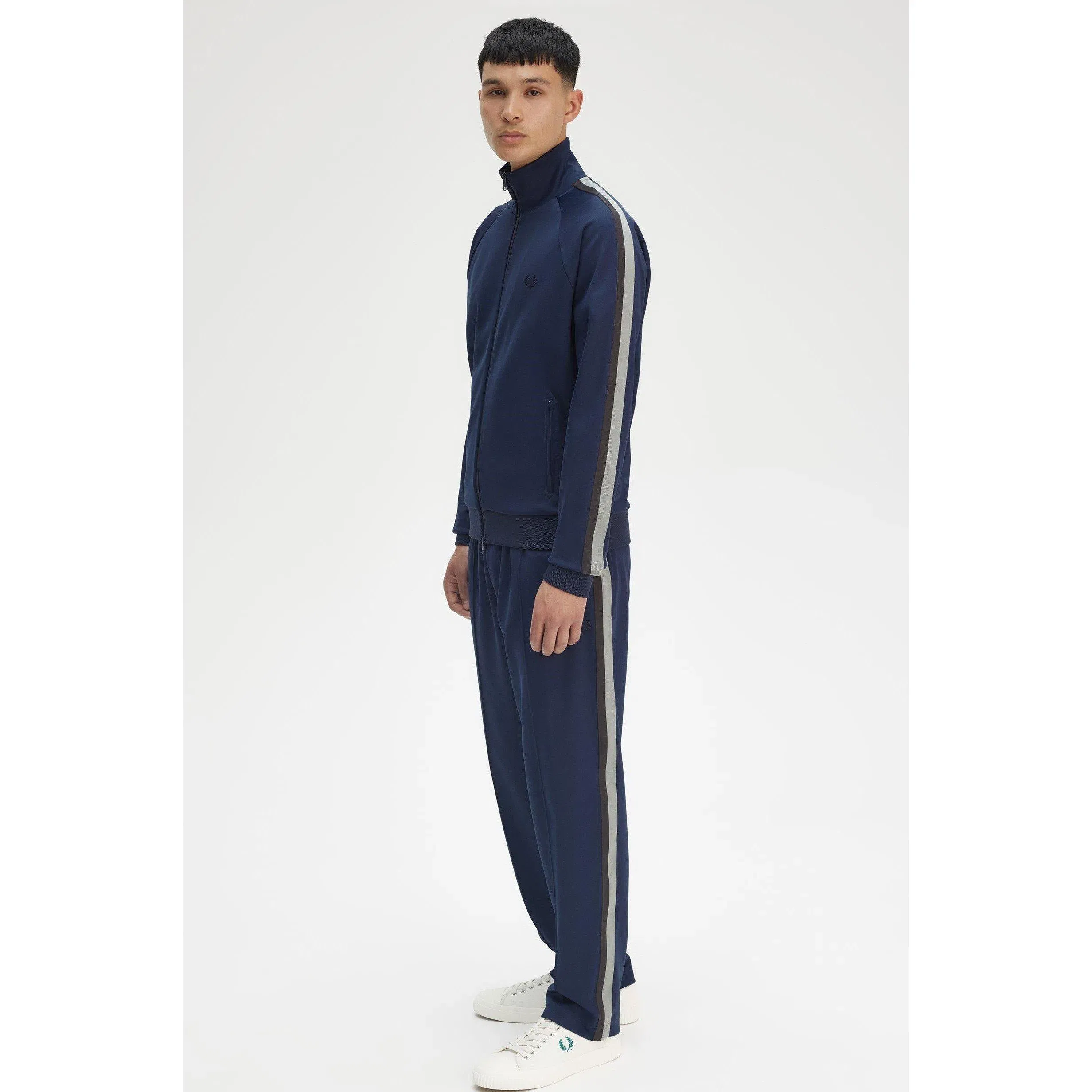 Full-Zip Athletic Fit Tracksuit Top