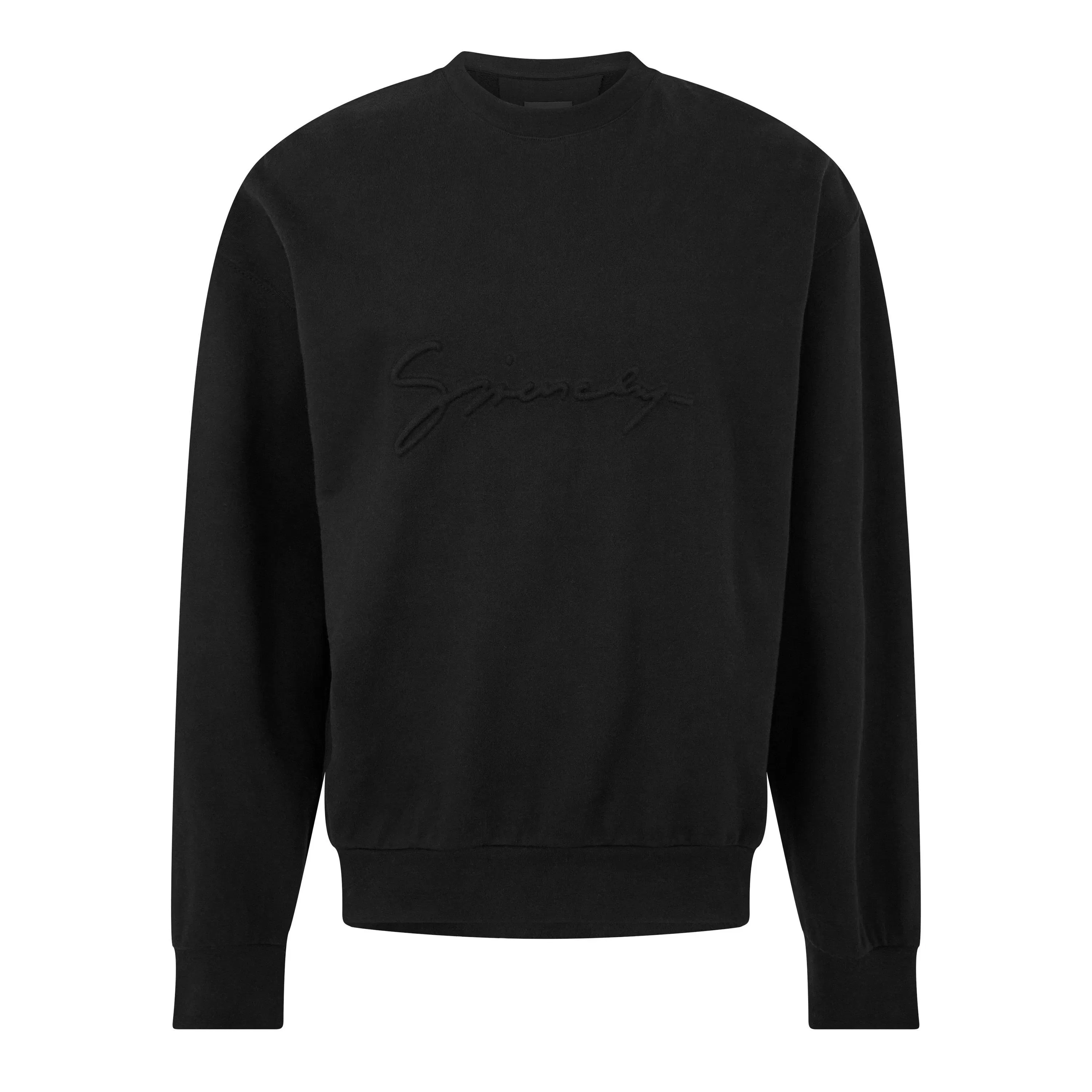 Logo Signature Relaxed Fit Crew Sweatshirt