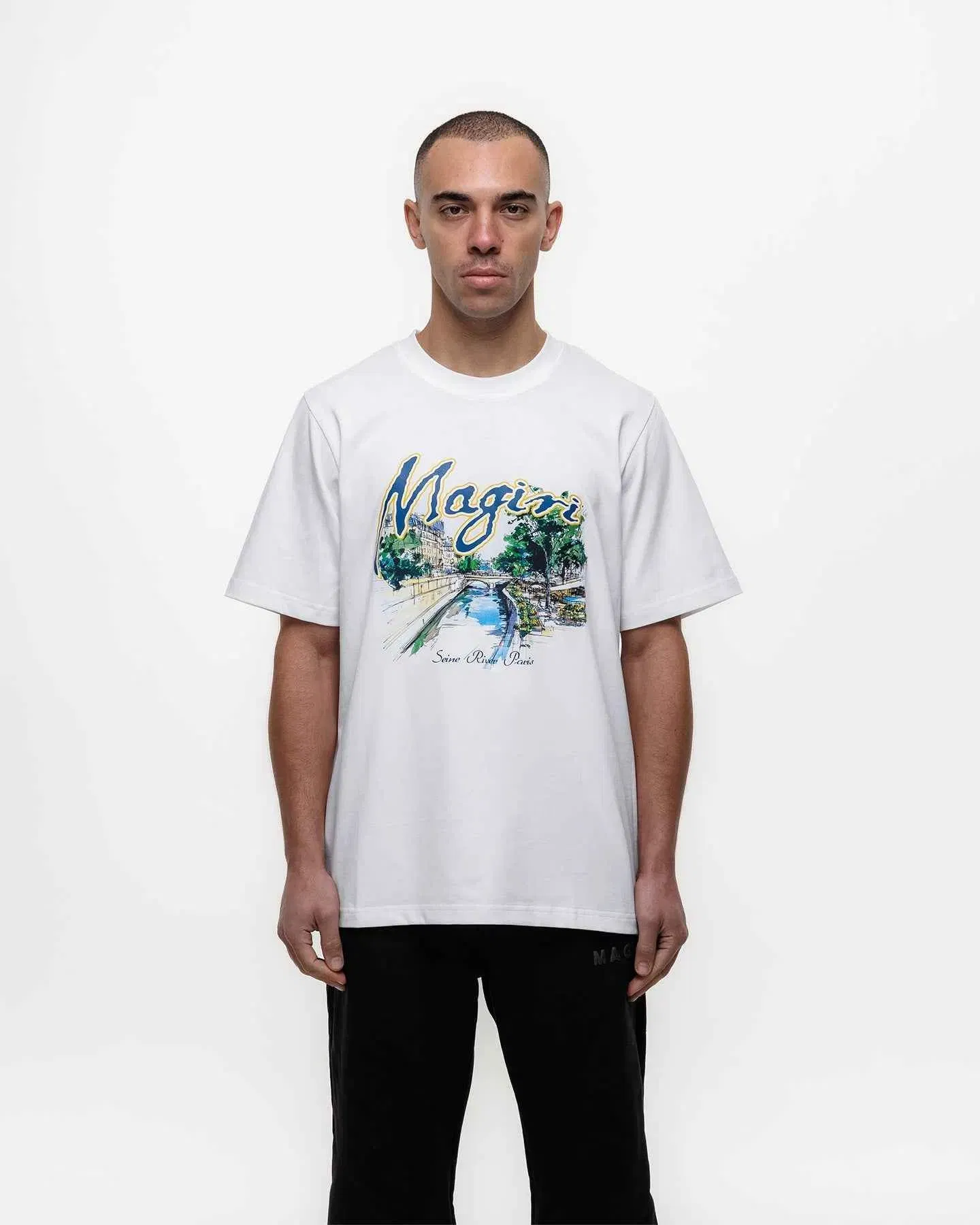 Magiri Seine River Printed T-Shirt in White