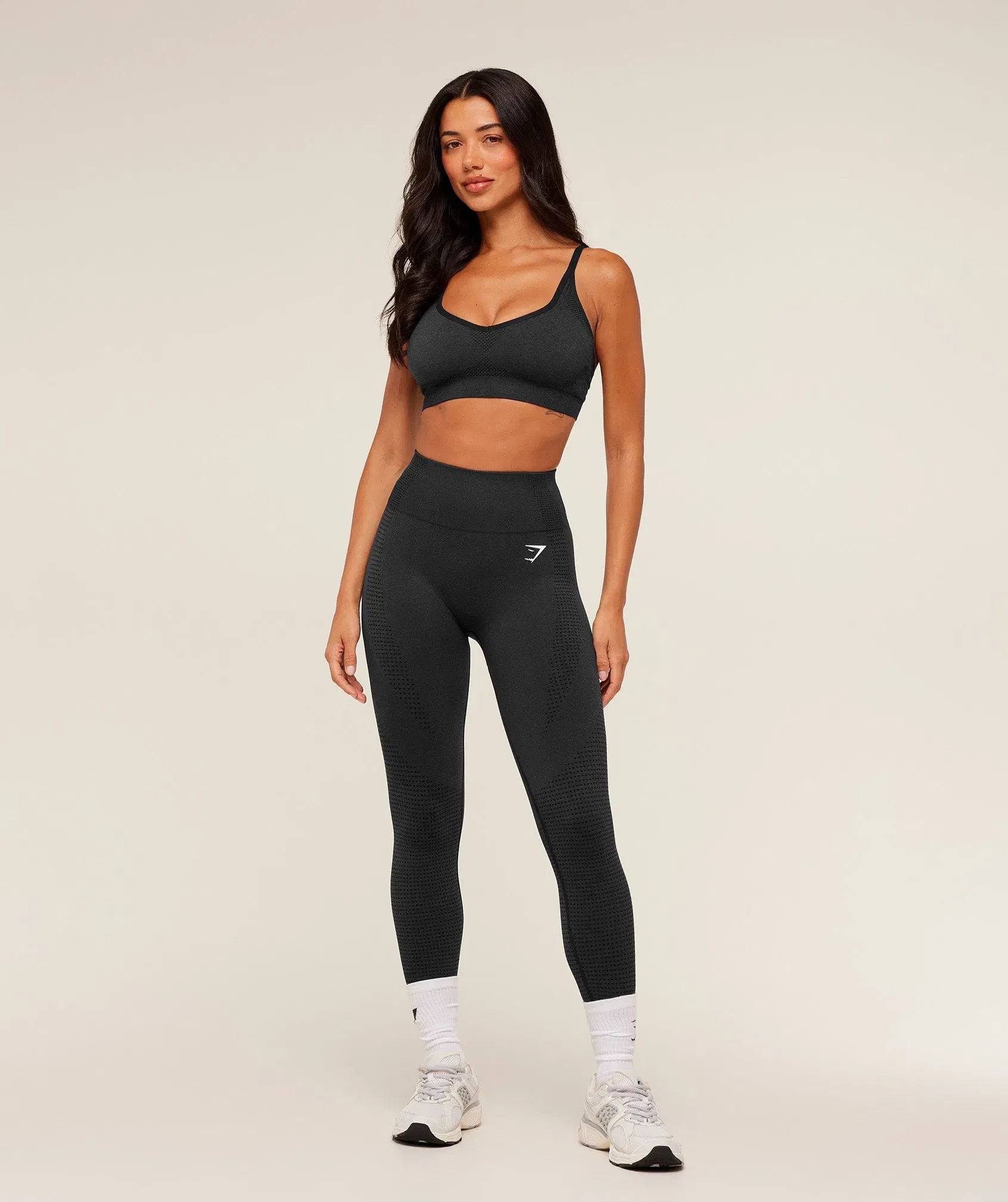 Gymshark Vital Sports Bra - Black Marl
