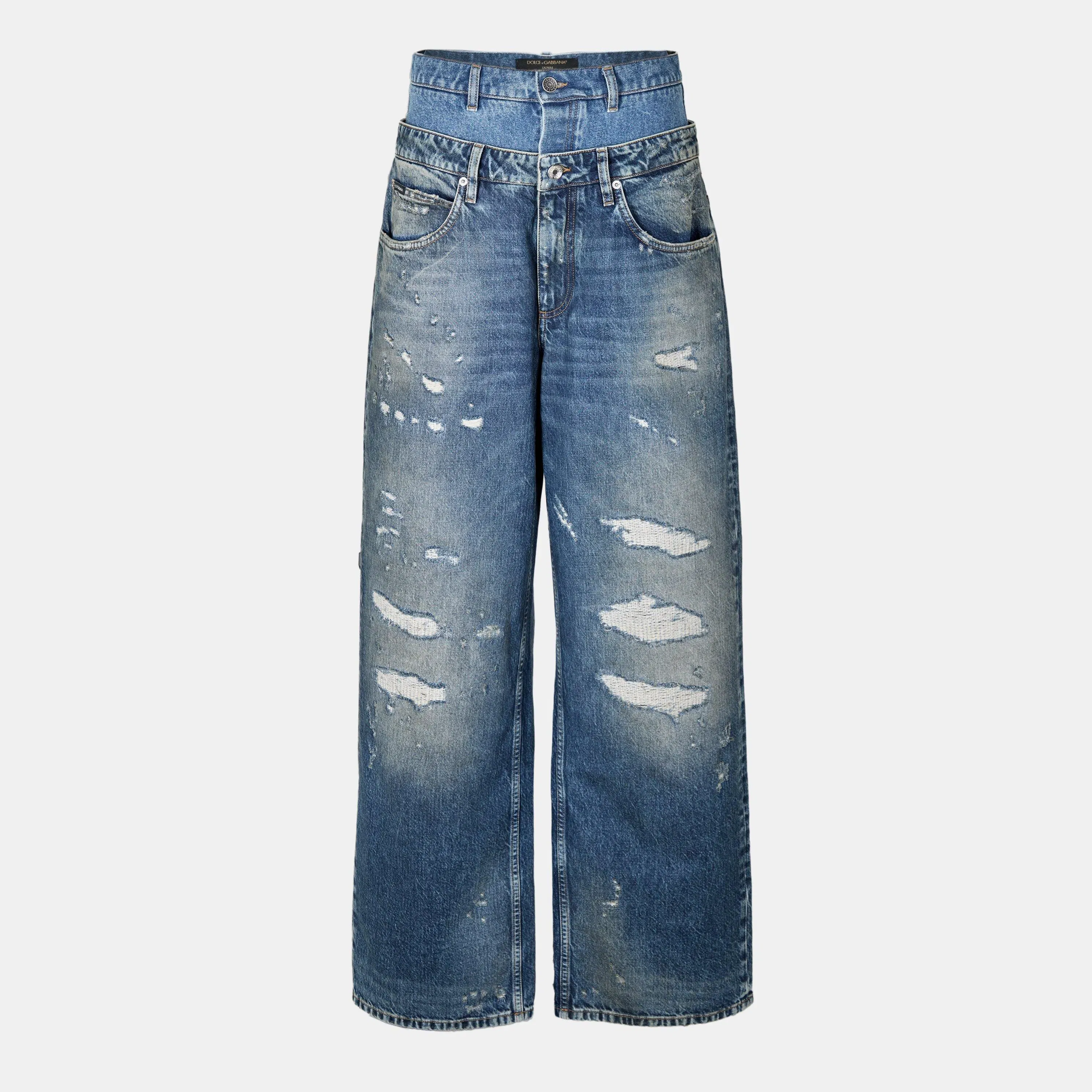 High-Rise Wide Leg Jeans