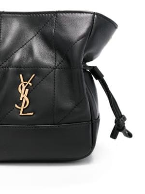 Saint Laurent Mini Jamie Quilted Logo Shoulder Bag