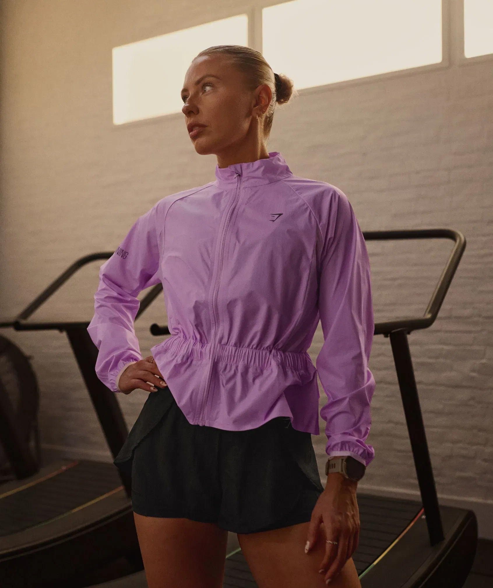 Gymshark Running Elite Windproof Jacket - Sour Pink