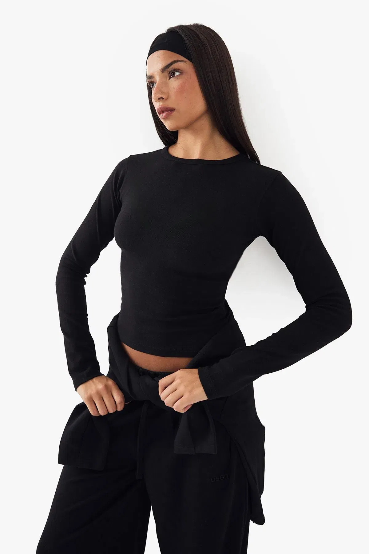 DSGN Studio Embroidered Long Sleeve Top