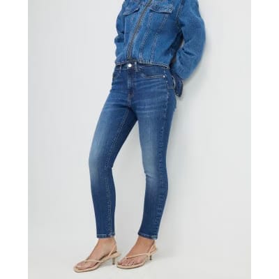 Petite Blue Sculpt Skinny Jeans