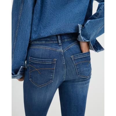 Petite Blue Sculpt Skinny Jeans