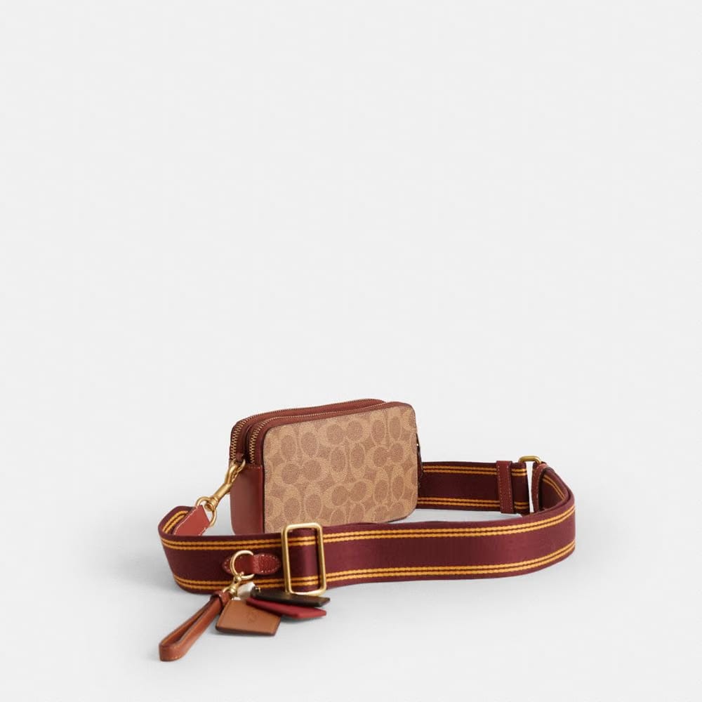 Upcrafted Kira Crossbody Bag In Colorblock Signature Canvas